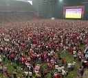 La sorprendente celebración de 30 mil daneses en el gol ante Perú
