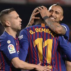 Barcelona suma nuevo triunfo con Arturo Vidal como titular