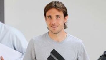 Joan Verdú, ayer, en la sala de prensa de la Ciudad Deportiva Dani Jarque.