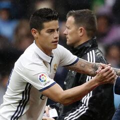 Zidane: "Yo no quería que James saliera del Real Madrid"