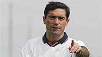 <B>SATISFECHO</B>. Marcelino García cree que el Sporting llegará en buena forma al inicio de la Liga.