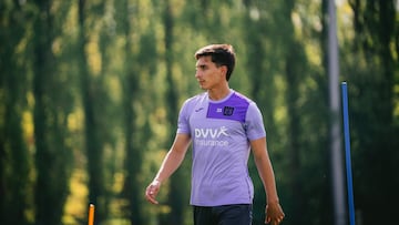 Gattoni entrena con el Anderlecht