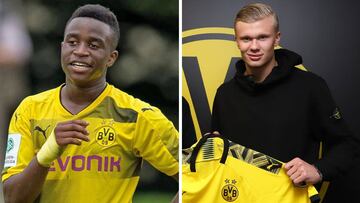 El Dortmund tiene la delantera del futuro: Haaland y Moukoko