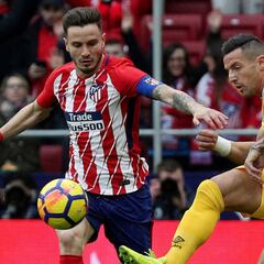 Saúl estrena capitanía en Liga