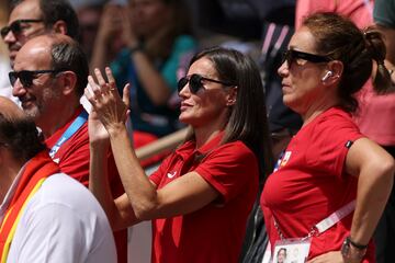 La Reina Letizia asistió al partido de cuartos de final de tenis individual masculino entre Carlos Alcaraz y el estadounidense Tommy Paul en los Juegos Olímpicos.