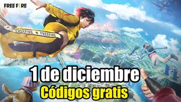 Códigos Free Fire de hoy 1 de diciembre de 2021; todas las recompensas gratis