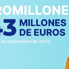 Euromillones: comprobar los resultados del sorteo de ayer, martes 13 de septiembre