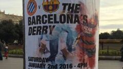 Un cartel aséptico para anunciar un derbi trepidante