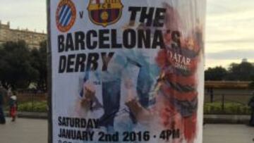 Un cartel aséptico para anunciar un derbi trepidante