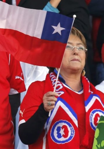 La hinchada chilena encendió la final de Copa América entre Chile y Argentina. 