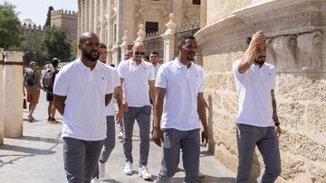 Marcao, a la llegada a la Catedral. Toni Rodríguez/Diario AS