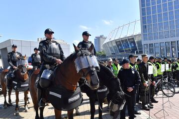 El Olímpico de Kiev se empieza a preparar para la final de la Champions