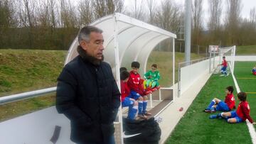 Félix Burgui durante un partido.