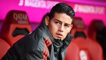 James Rodríguez, jugador del Bayern Múnich