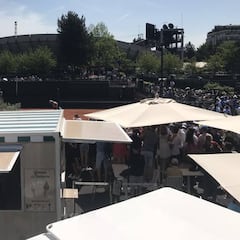 Nadal se entrena con Andújar para preparar su estreno