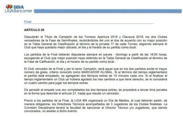 Final Liga MX: fechas y horarios confirmados para el Cruz Azul vs América