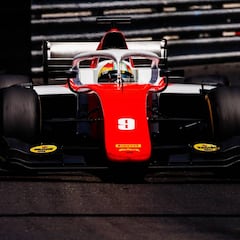 Exhibición de Merhi en Mónaco