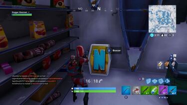 Desafío de Fortnite - Busca las letras O, S, M y N