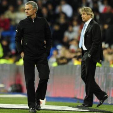 Manuel Pellegrini y José Mourinho se verán las caras en un partido decisivo para la Premier.