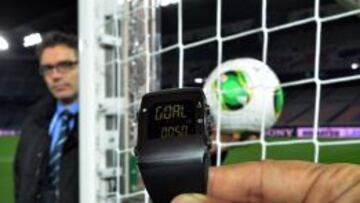 UN M&Eacute;TODO. El &#039;GoalRef&#039; es la forma por la que un microchip instalado en el bal&oacute;n indica si hay gol.