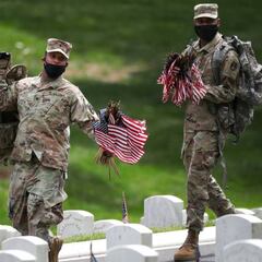 Memorial Day: cómo se honra a los caídos en el cementerio de Arlington pese al coronavirus