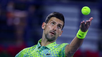 El tenista serbio Novak Djokovic.