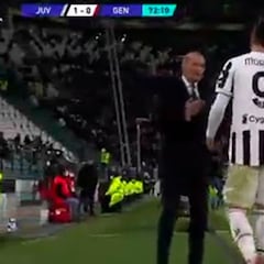 Tremenda bronca de Allegri y Morata a pie de campo: "Pero, ¿qué he hecho, qué he hecho?"