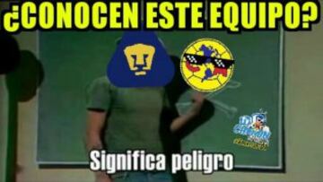 A reír un rato con los Memes del Pumas vs América