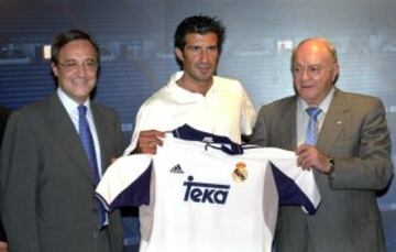 Fue el primero de los "gal¨¢cticos" del Real Madrid, club al que lleg¨® en el a?o 2000 como el fichaje m¨¢s caro de la historia hasta esa fecha (10.000 millones de pesetas). Con ¨¦l arranc¨® la idea de hacer un s¨²per equipo