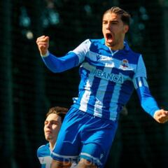 Sorpaso de los juveniles del Deportivo al Celta