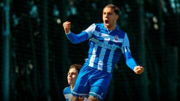 El Juvenil A del Deportivo superó al Celta en la primera fase de División de Honor