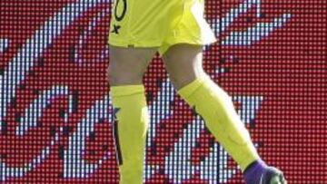 Adrián, durante un partido.