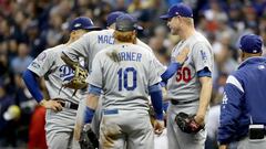 Con una buena salida del novato Walker Buehler y un cuadrangular de Yasiel Puig, los Dodgers superaron a los Brewers en Miller Park para ganar la NLCS.