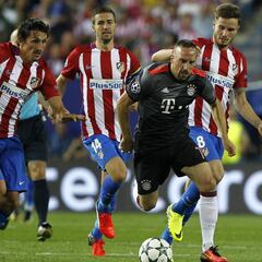 El Atlético corrió 8 kilómetros más que el Bayern y tiró más