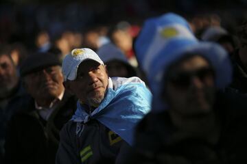 ¿Argentina, eliminada? Rostros de Messi, Maradona y la afición