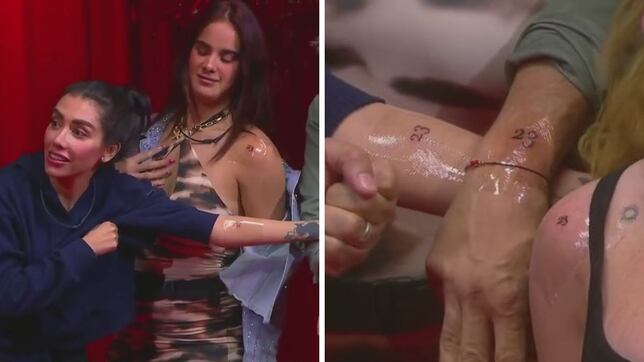El Team Mar se tatúa el número 23 en La Casa de los Famosos: así fue el momento