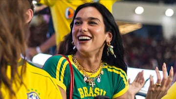 Dua Lipa no perdió la oportunidad de conocer el Maracaná