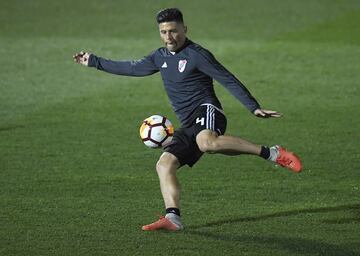 Moreira entrenando en la ciudad deportiva del Real Madrid en Valdebebas.