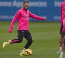 Iniesta y Mathieu entrenan con normalidad con el grupo