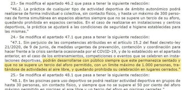 El gobierno regional vuelve a cerrar los estadios de Cantabria