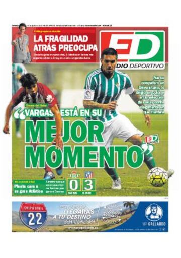 Portadas de la prensa deportiva