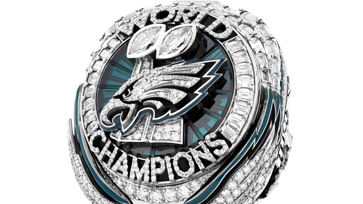 A close look at the intricate details of the Eagles’ Super Bowl LIX ...