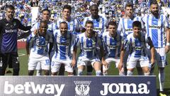 Jugadores del Legan&eacute;s en el partido frente al Villarreal. 