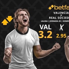 Valencia CF vs. Real Sociedad: horario, dónde ver, pronósticos y clasificación