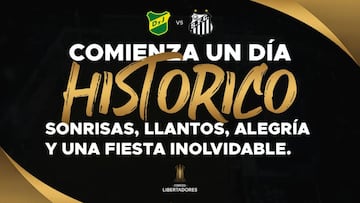 Debut histórico de Defensa en la Libertadores ante Santos