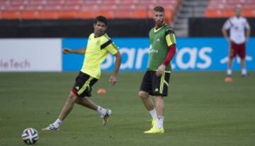 Diego Costa y Sergio Ramos.