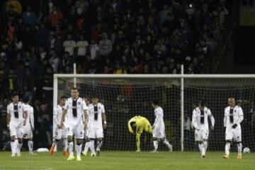 La lluvia que cayó en Talcahuano casi impide la realización del partido. Igual pudieron jugar en el CAP.