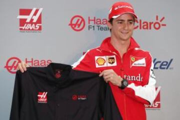 Así fue la presentación de Esteban Gutiérrez con Haas