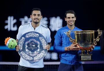 Rafa Nadal y Nick Kyrgios.