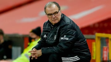 Marcelo Bielsa durante un partido